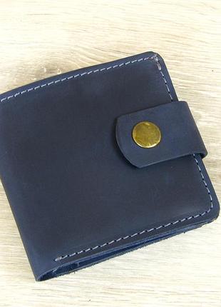 Жіночий гаманець гаманець gs шкіряний синій