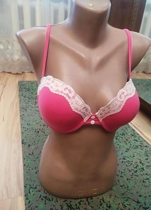 Натуральный коттон бюстгальтер паралон, 80 c d