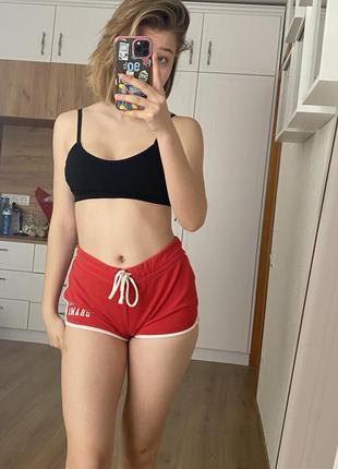 Червоні домашні шорти , шорти для танців twerk тверк s