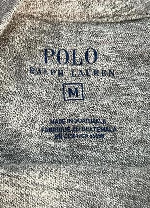 Меланжевая футболка с морским принтом polo ralph lauren4 фото