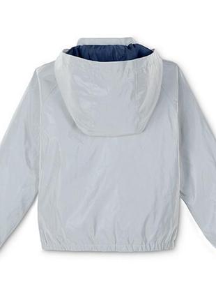 Стильна світловідбивна дитяча куртка, плащ, вітровка з капюшоном від tcm tchibo, розмір 158-1644 фото