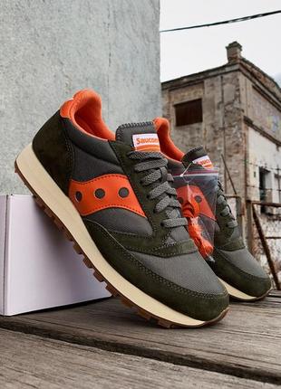 Мужские кроссовки saucony jazz 81 70539-52s green navy