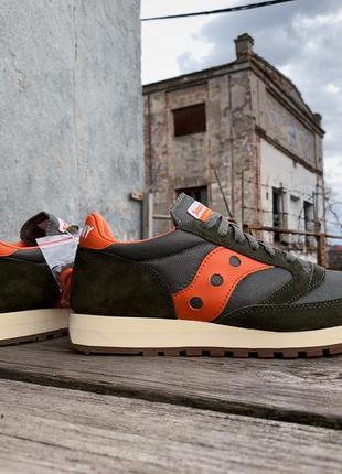 Мужские кроссовки saucony jazz 81 70539-52s green navy7 фото