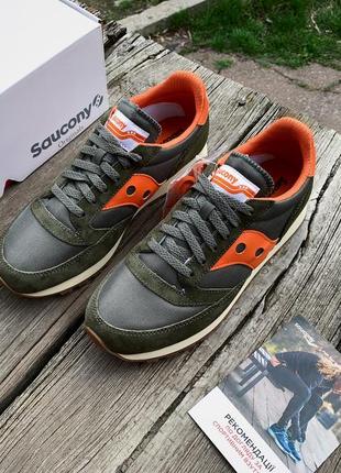 Мужские кроссовки saucony jazz 81 70539-52s green navy9 фото