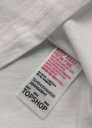 Футболка topshop белая xs5 фото