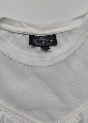 Футболка topshop белая xs9 фото