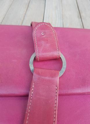 Винтажная кожаная сумочка brezin франция10 фото