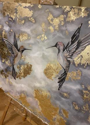 Картина колибри 3