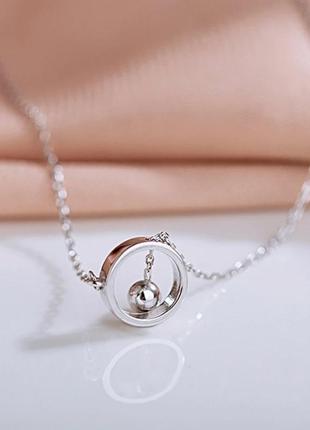 Серебряная подвеска. изящное украшение