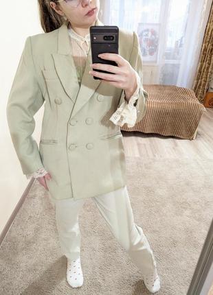 ❤️двобортний вінтажний піджак🔥 🧥класичний жакет😱 на дві сторни гудзики⚜️двухбортный пиджак