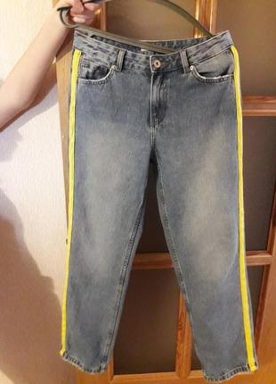 Супермодные джинсы mom мом cropp р.34 36 xs-s.