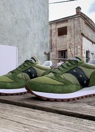 Мужские кроссовки saucony jazz 81 nm 70613-15s green black3 фото