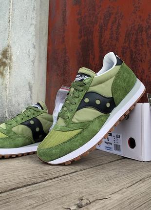 Мужские кроссовки saucony jazz 81 nm 70613-15s green black10 фото