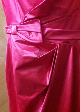 Брендовое красивое новое праздничное платье с нюансами р.14 / 42 от karen millen9 фото