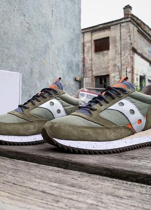 Мужские кроссовки saucony jazz 81 peak 70675-3 green3 фото