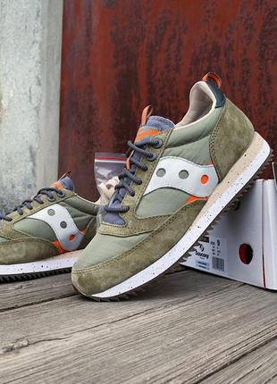 Мужские кроссовки saucony jazz 81 peak 70675-3 green10 фото