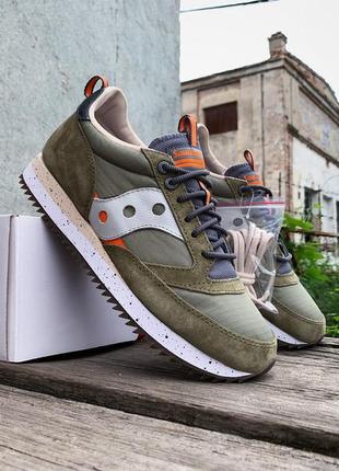 Мужские кроссовки saucony jazz 81 peak 70675-3 green1 фото