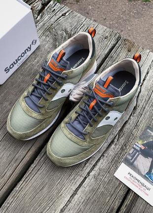 Мужские кроссовки saucony jazz 81 peak 70675-3 green8 фото