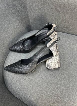 Кожаные туфли на каблуке из натуральной кожи кожаные туфлы на каблуке натуральная кожа6 фото