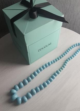 Пластиковые бирюзовые бусы, польша