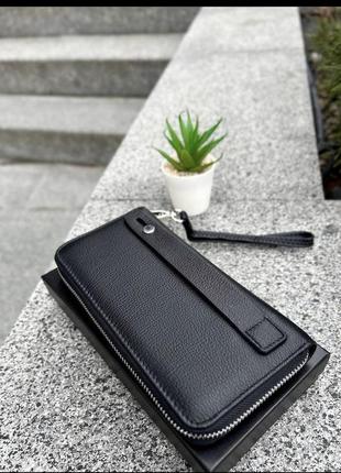 Мужской кошелек портмоне из натуральной кожи 💼3 фото