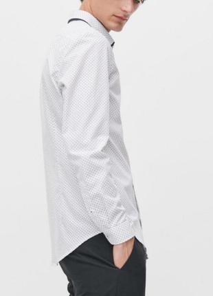 Чоловіча сорочка reserved slim fit l-xl/40-42