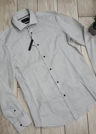 Чоловіча сорочка reserved slim fit l-xl/40-424 фото