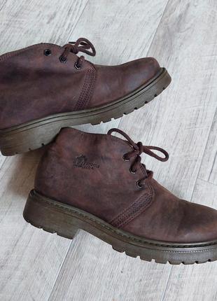 Добротные кожаные ботинки panama jack,32 размер