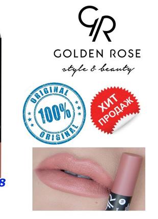 Помада-олівець для губ golden rose crayon №18 голден роуз2 фото