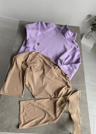 Сиреневый плотный гольф