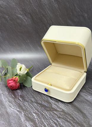 Коробка для кольца в стиле boucheron футляр для кольца белый