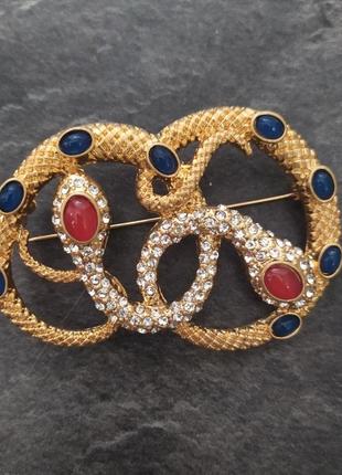 Kenneth jay lane винтажная брошь