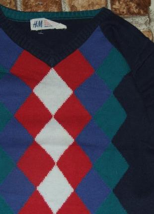 Кофта светр хлопчику 3-4 роки h&amp;m3 фото