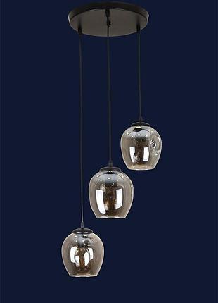 Люстра підвісна 756pr0231f-3 bk+bk (300)