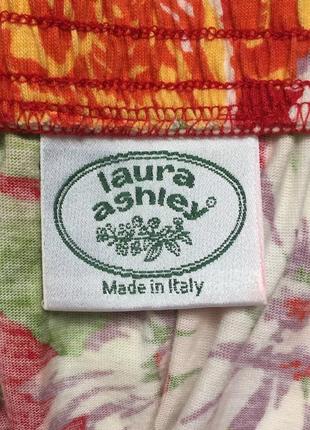 Laura ashley, оригинал, юбка в цветочный принт из хлопка, размер л хл4 фото