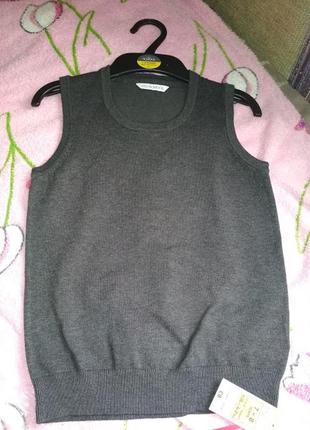 Шкільна жилетка хлопчикам і дівчаткам 7/8, 9/10 років marks&spencer 5