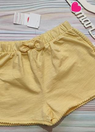 Желтые тонкие шорты cool club р. 158