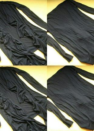 Чорний кардиган з довгими китицями gap4 фото