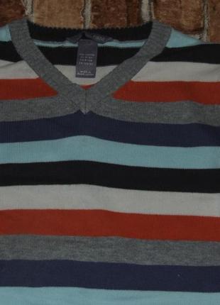 Хлопковый свитер кофта мальчику 5 - 6 лет h&m3 фото