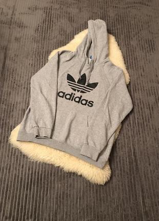 Худи, кофта мужская adidas, теплая адидас на флисе. размер м, л.