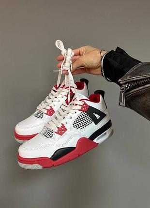 Кроссовки nike air jordan 4 retro fire red
