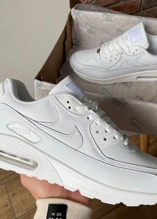 Мужские кроссовки nike air max 90 white 41-42-43-44-45-46