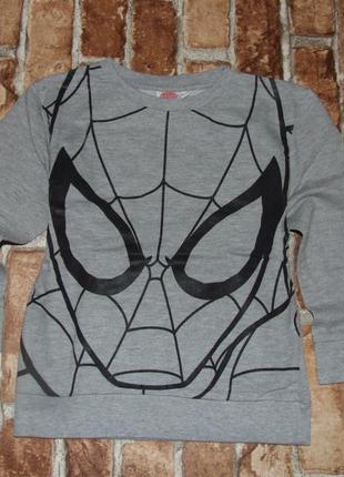 Кофта свитшот мальчику 4 - 5 лет marvel