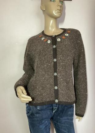 Теплый качественный кардиган/l/brend landhaus