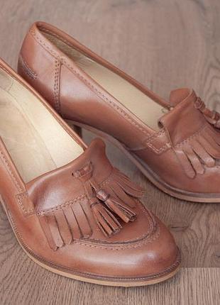 Туфли на каблуке clarks винтаж