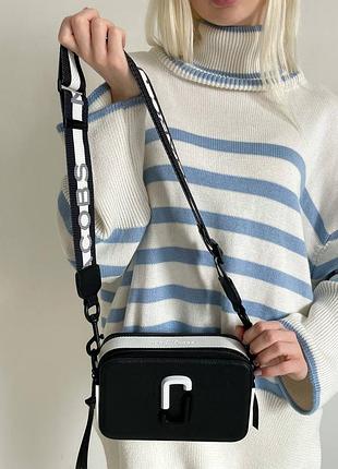 Сумка marc jacobs черно-белая 6