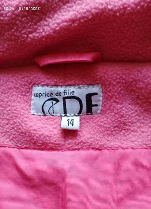 (29) отличная непродуваемая куртка caprice de fille для девочки  14 лет8 фото