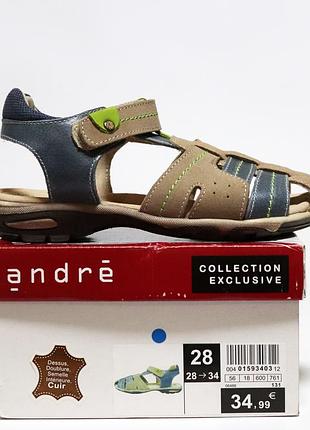 Дитячі сандалії andre франція оригінал. натуральна шкіра.2 фото