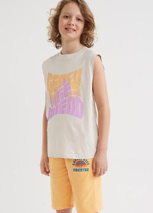Шорти оранжеві h&m 10-11 років (146см) 124731