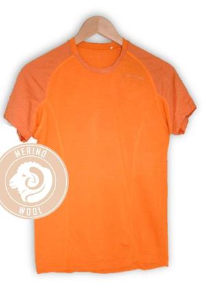 Quechua (s) помаранчева мериносова футболка1 фото